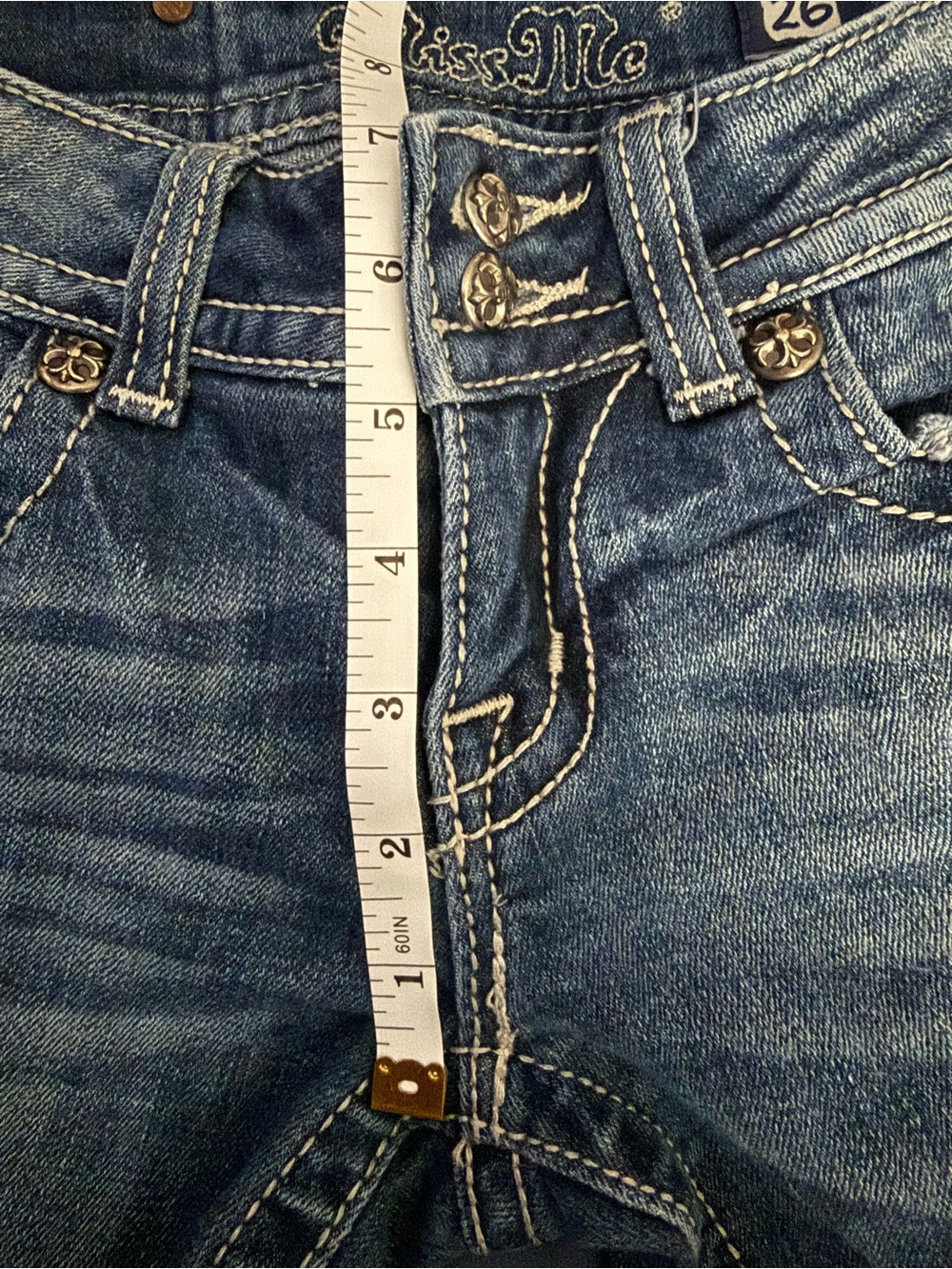 Miss Me Distressed Medium Wash Jeans - Picture 11 of 15